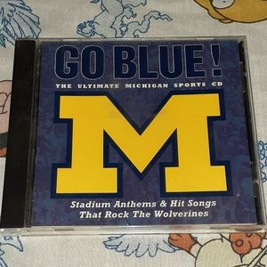 1997 Go Blue Michigan Wolverines Sports Music CD Vintage 90s U of M Rap Rock R&B